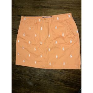 Ralph Lauren Sport Orange Skirt